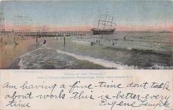Wreck of the "Saranac" Geo. C. Tilyou's Beautiful Steeplechase Park, Coney Island, N.Y.