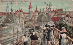Shooting The Chutes, Luna Park, Coney Island, N.Y.