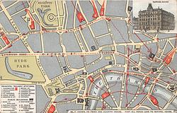 Map - be it known to town & country mouse that all roads lead to Raphael House