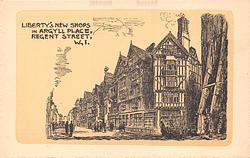 Liberty's New Shops in Argyll Place, Regent Street, W 1