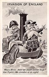 Invasion of England. Weary Willie. Have we much further to go? Van Tirpitz. No London is in sight