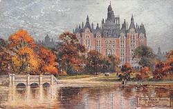 Hyde park Hotel, London from the Serpentine