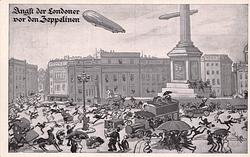 Angst der Londoner vor den Zeppelinen - Londoners' fear of the zeppelins