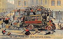 The Last Motor Bus from Ludgate Circus