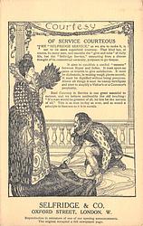 The "Selfridge Service" Selfridge & Co.